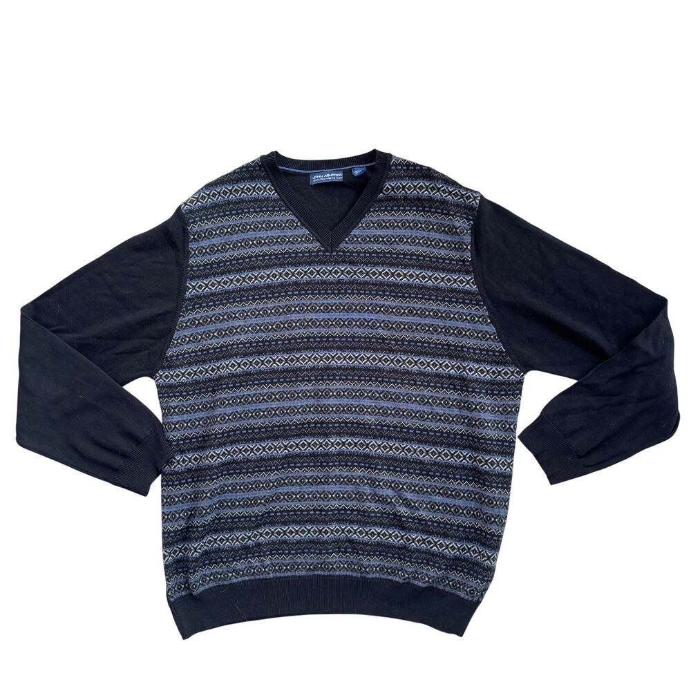 John Ashford Extra Fine Merino Wool Sweater Size XL
